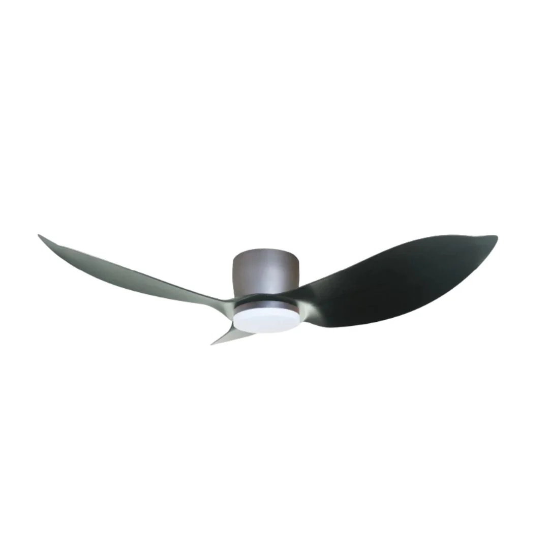 Mistral Ceiling Fan-46",Hugger, (DC40,L24W) Solar46-BK/GY Black/Grey