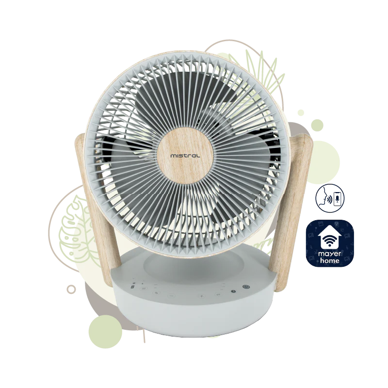 Mistral Greenleaf III - 10” DC High Velocity Fan With WIFI & Remote MHV1012DRW-G