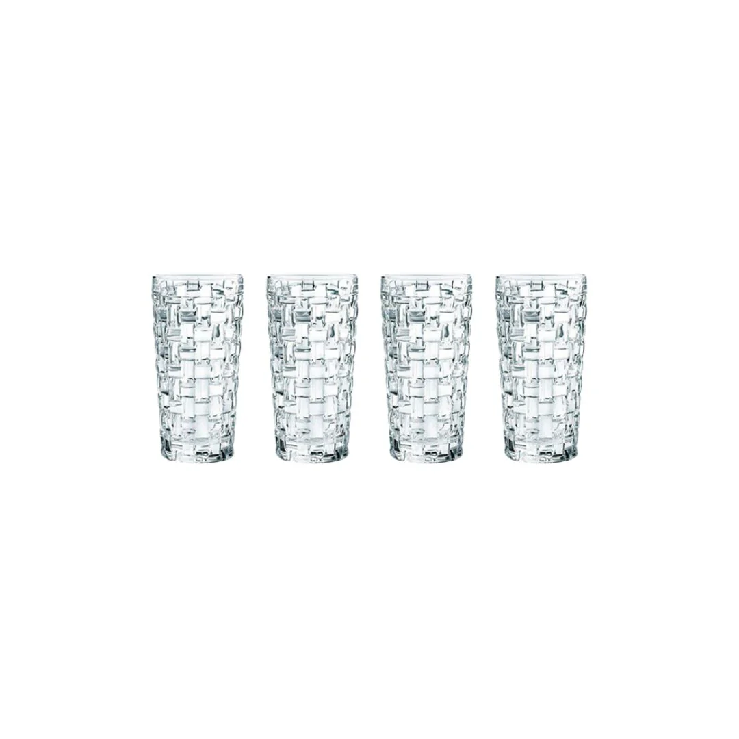 Nachtmann Bossa Nova Lead Free Crystal Hi Ball Tumbler Set of 4Pcs
