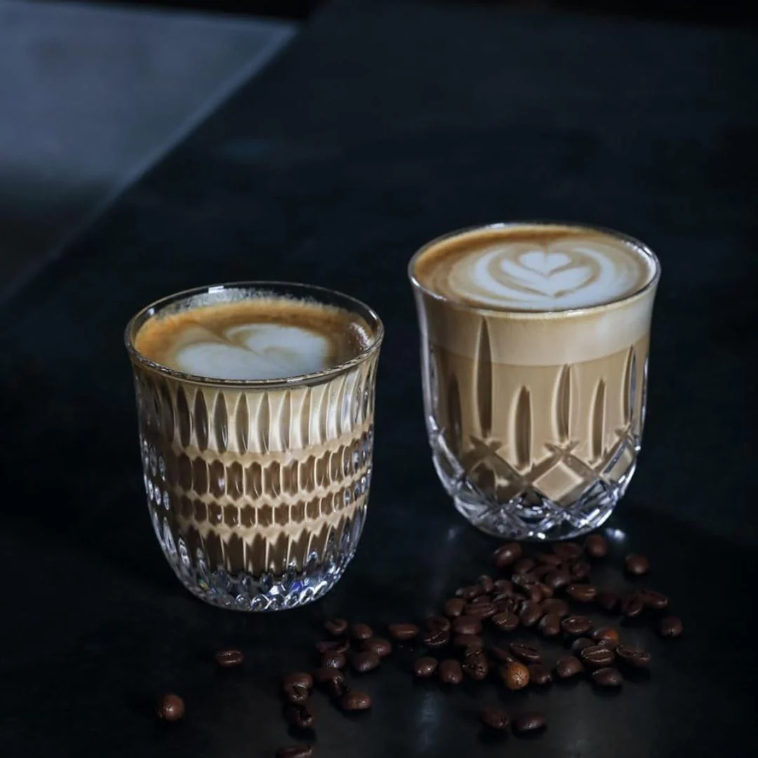 Nachtmann Ethno Barista Lead Free Crystal Espresso Cup Set of 2Pcs - Image 3