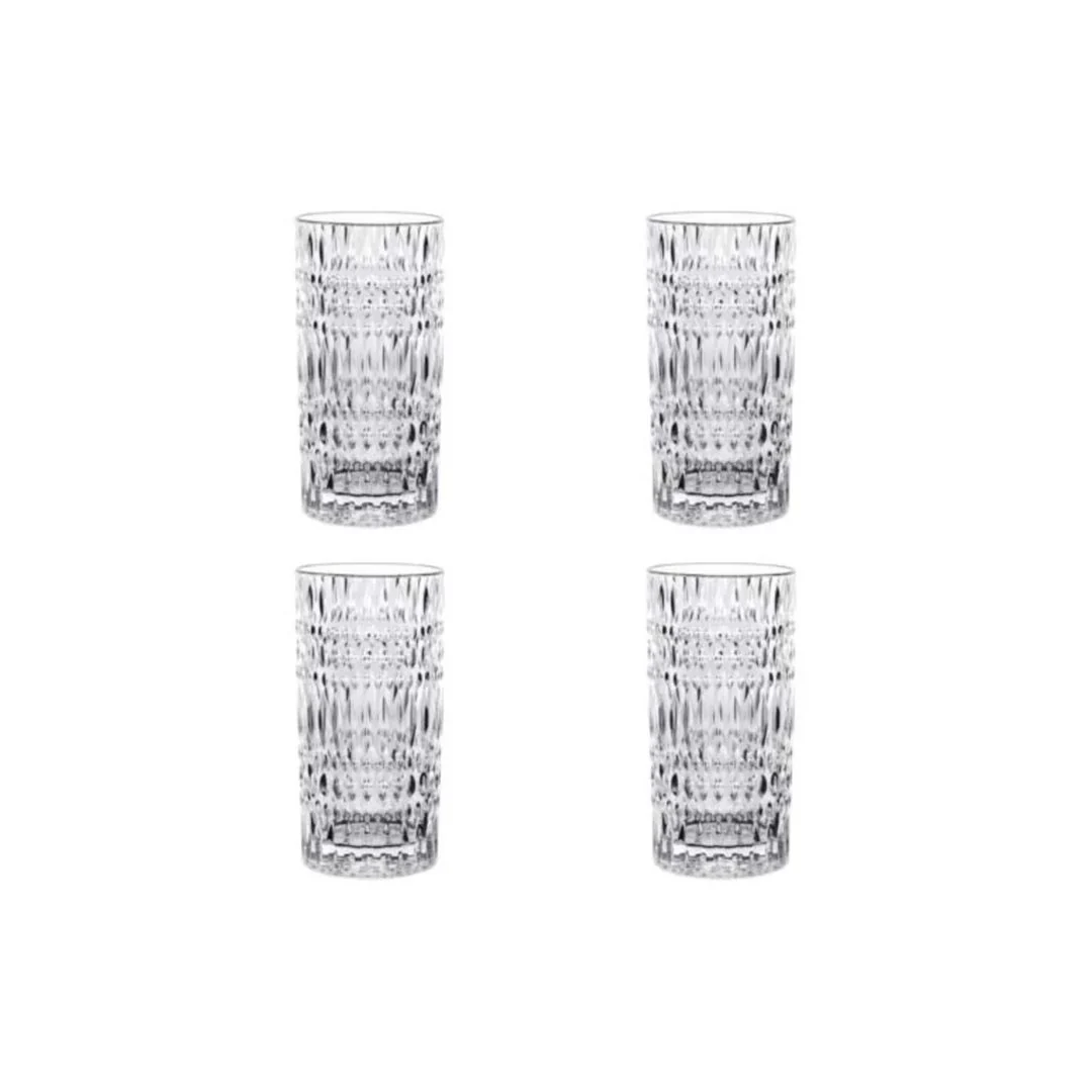 Nachtmann Ethno Lead Free Crystal Longdrink Set of 4Pcs