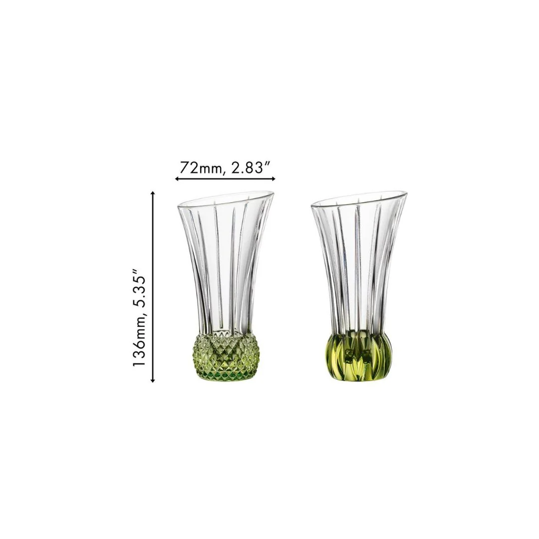 Nachtmann Lead Free Crystal 2 Pc Set Table Vase - Image 5