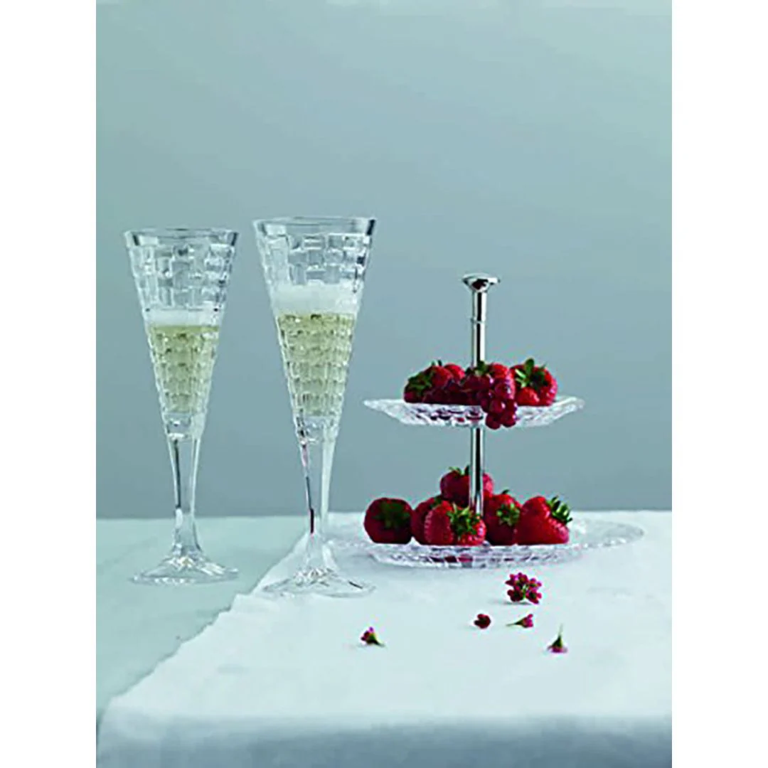 Nachtmann Lead Free Crystal 2 Tier Tray Large - Image 3