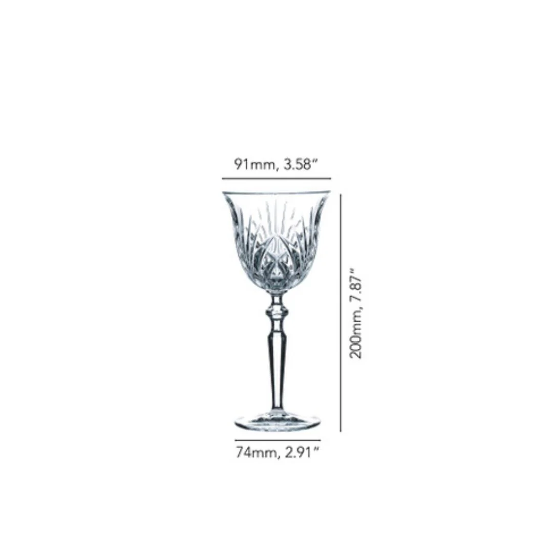 Nachtmann Lead Free Crystal Goblet Set of 6Pcs - Image 4