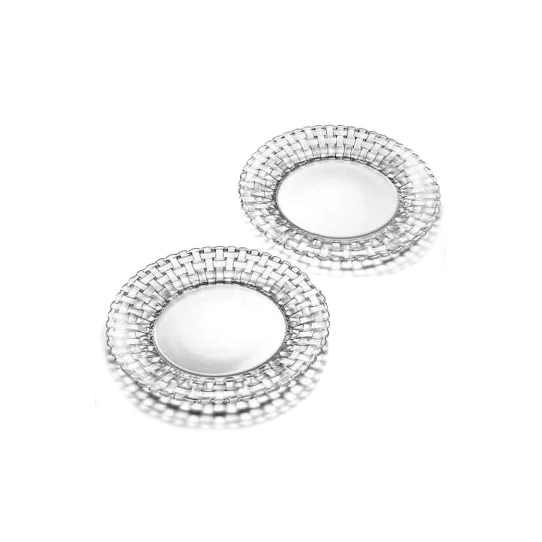 Nachtmann Lead Free Crystal Plate Small Set of 2Pcs - Image 2