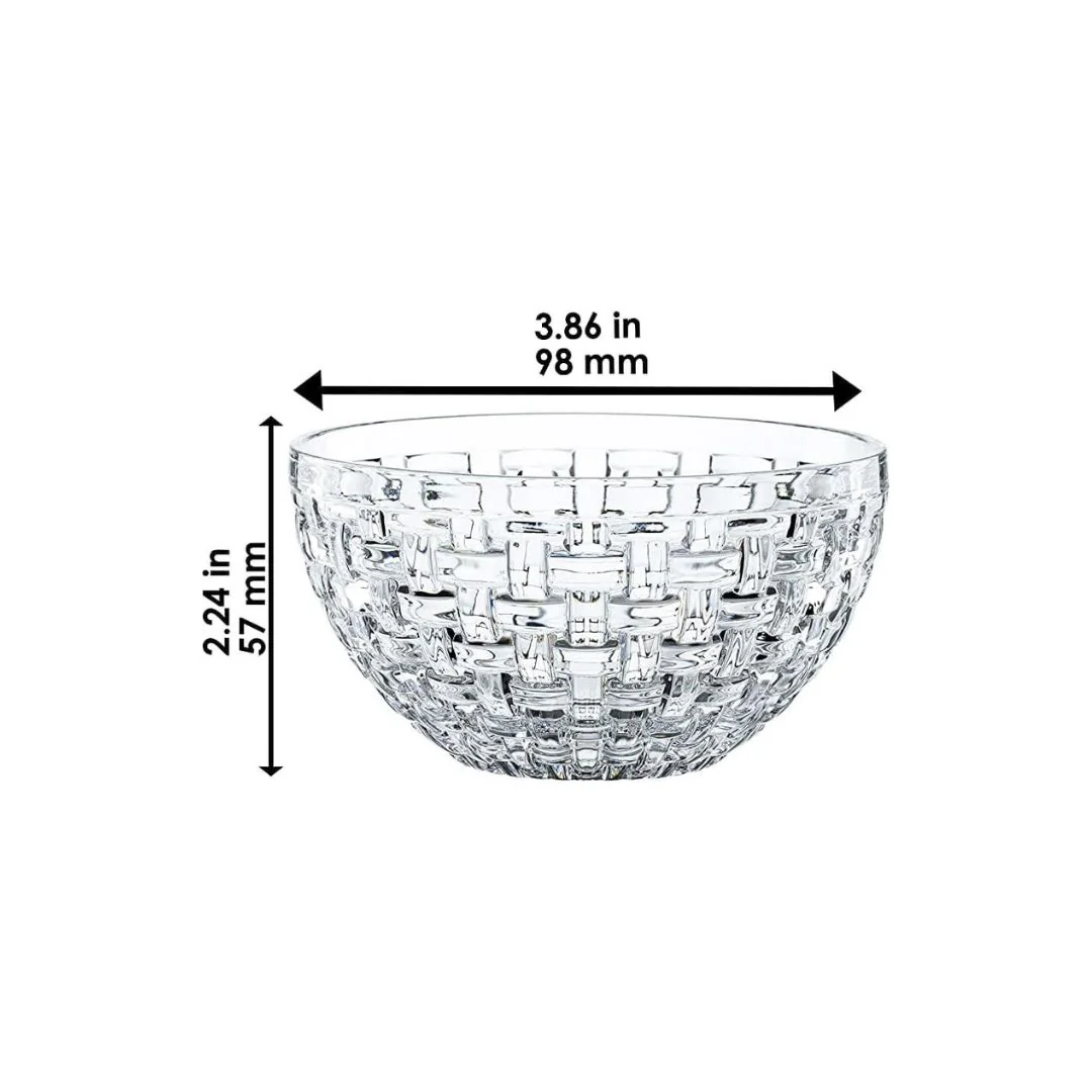 Nachtmann Lead Free Crystal Round Dip Bowl Set of 4Pcs - Image 5