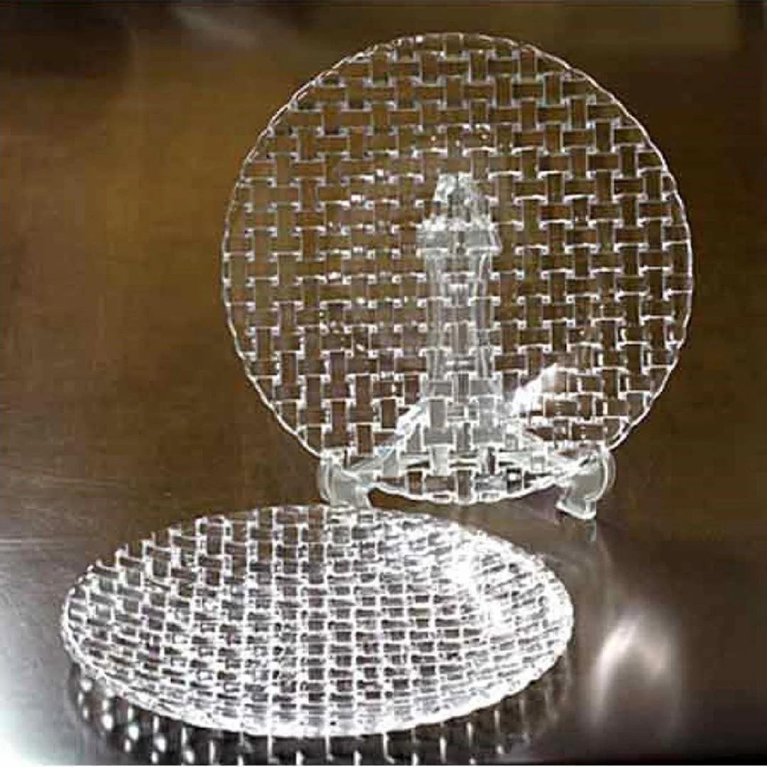 Nachtmann Lead Free Crystal Salad Plate Set of 2Pcs - Image 2