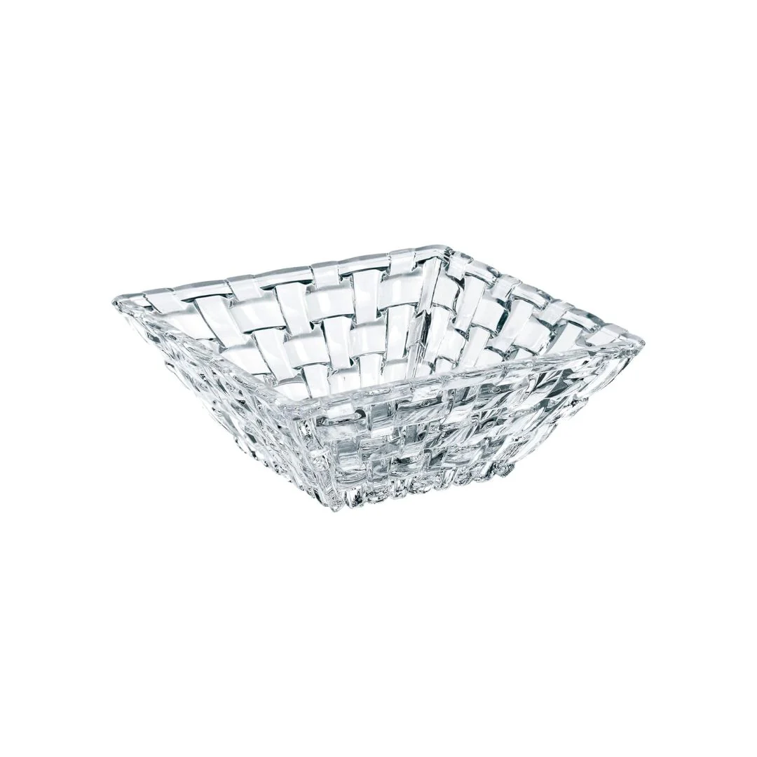 Nachtmann Lead Free Crystal Square Bowl Set of 2Pcs