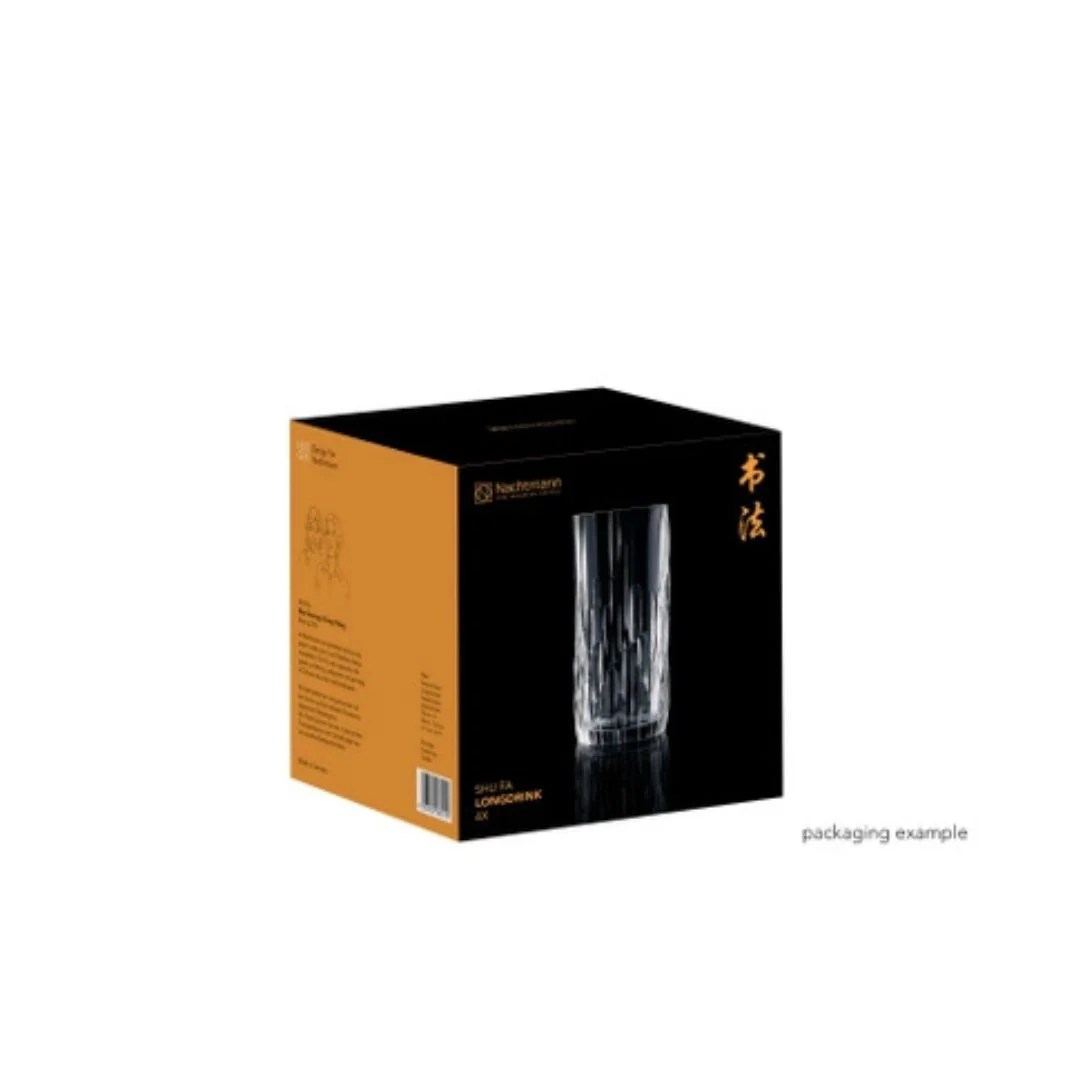 Nachtmann Shu Fa Lead Free Crystal Longdrink Set of 4Pcs - Image 5