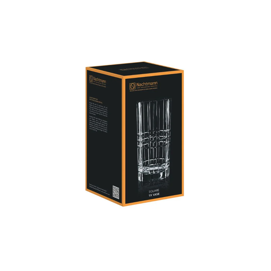 Nachtmann Square Lead Free Crystal Vase - Image 3