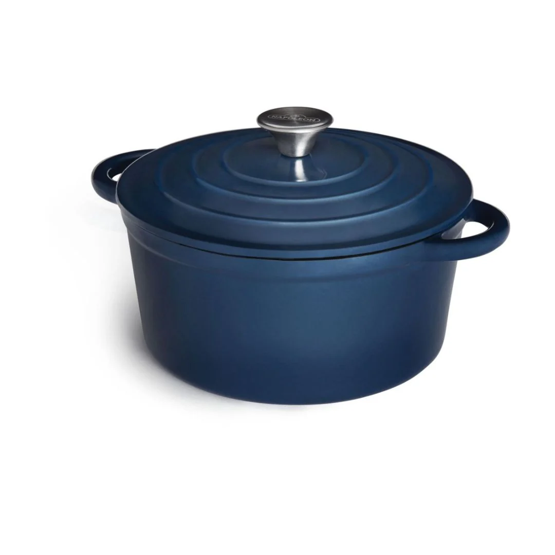 Napoleon Cast Iron Round Casserole Dish - Image 3