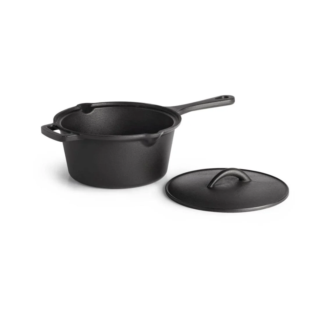 Napoleon Cast Iron Sauce Pan With Lid - Image 2