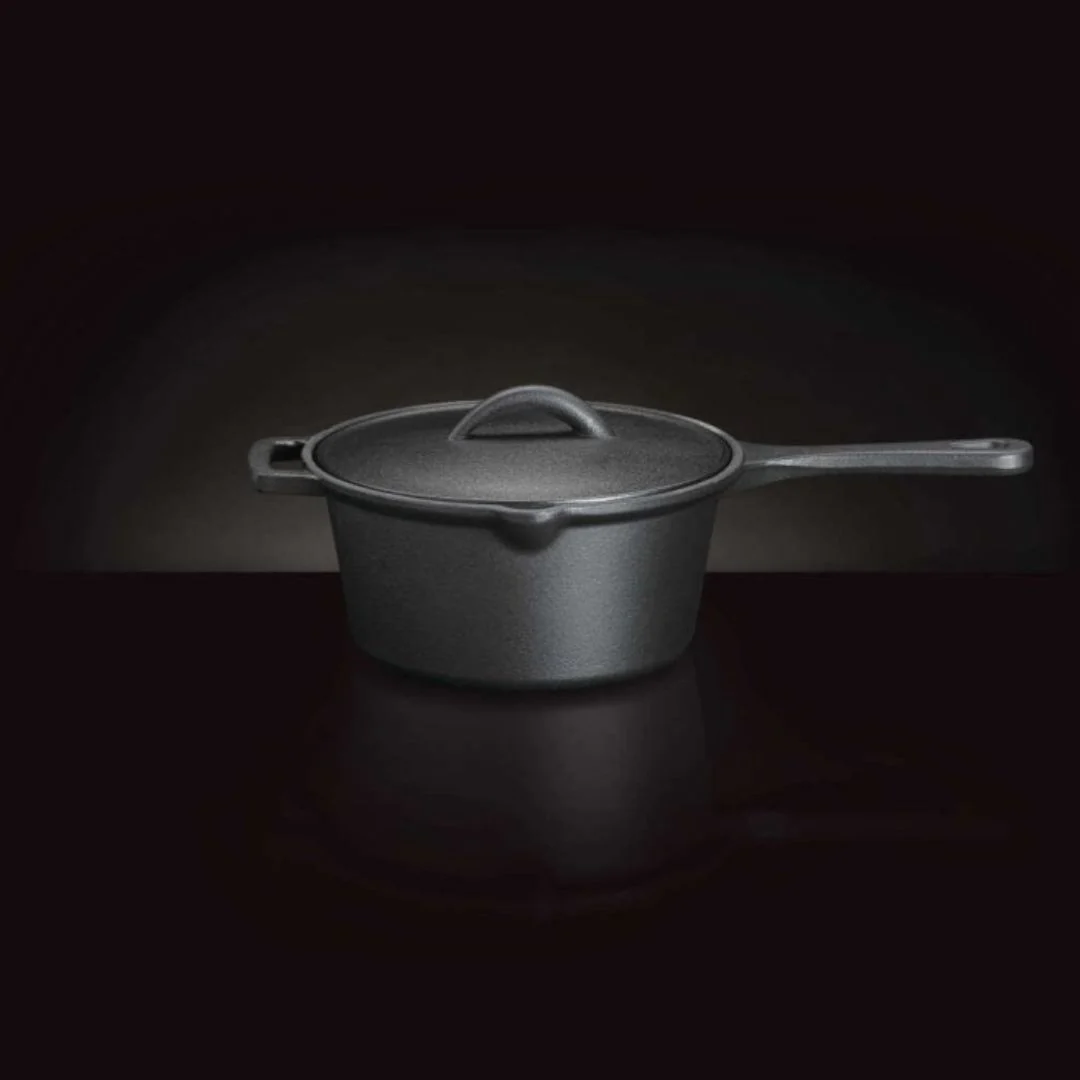 Napoleon Cast Iron Sauce Pan With Lid - Image 3