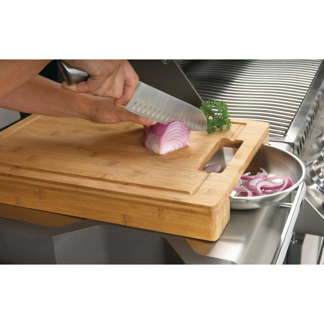Napoleon Cutting Board With Stainless Steel Bowls - Image 4