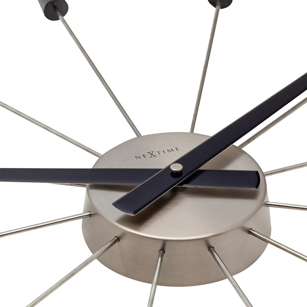 NeXtime Plug Inn Wall Clock 58cm (Black) - Image 8