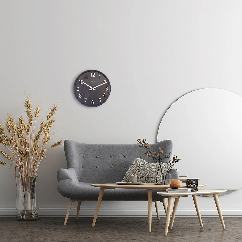 NeXtime Precious Wall Clock 50cm (Black) - Image 3