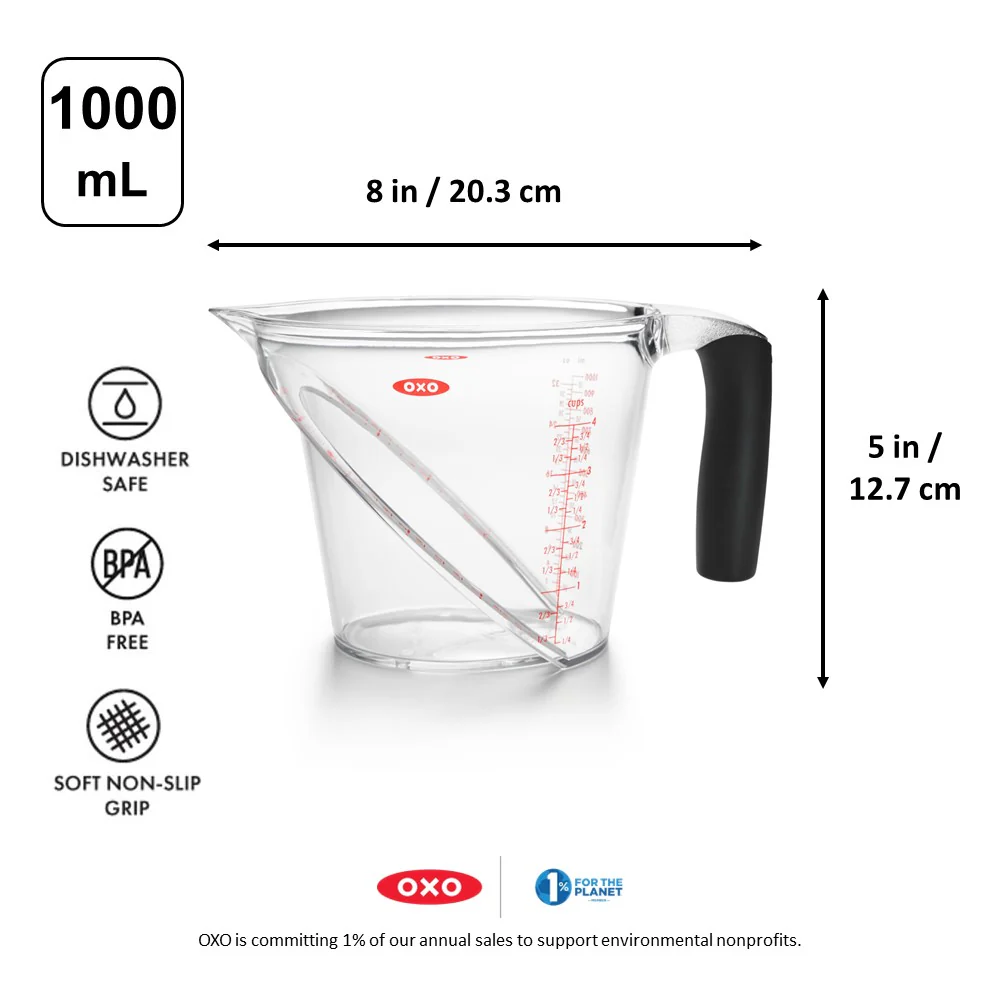 OXO Good Grips 1000 mL Angled Measuring Cup - Image 3