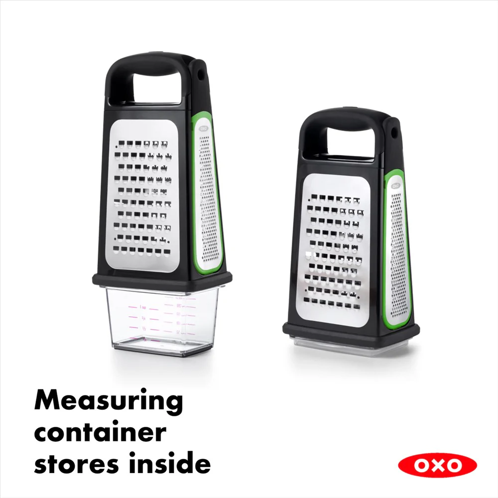 OXO Good Grips Box Grater with Removable Zester - Image 6
