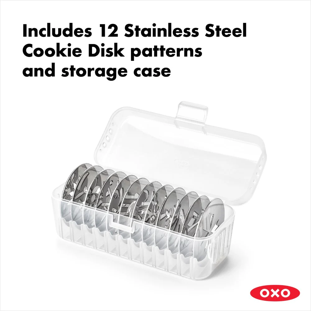 OXO Good Grips Cookie Press with Disk Storage Case - Image 13