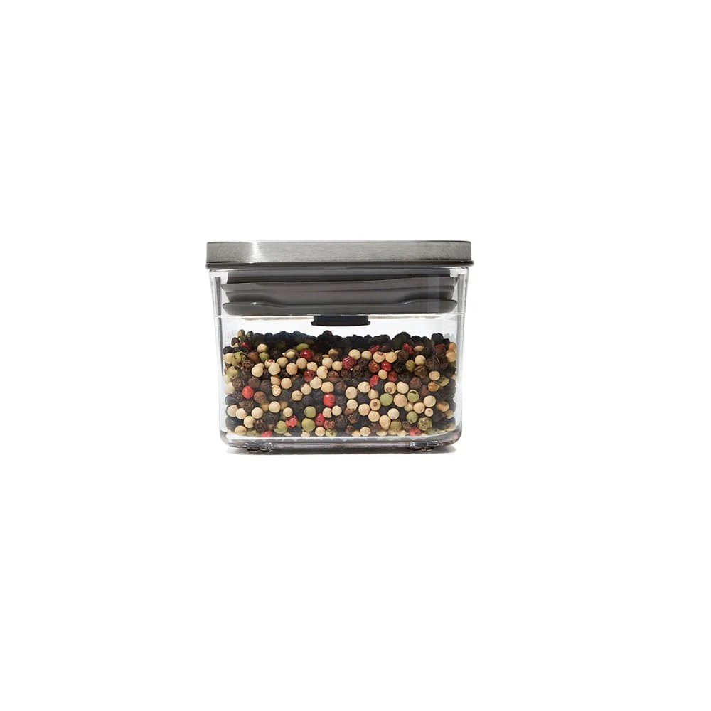 OXO SteeL POP Container Stainless Steel Small Square - Mini, 0.4 L