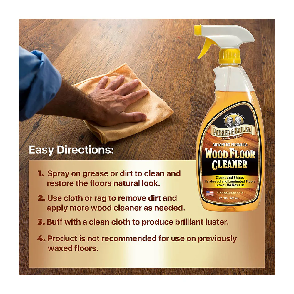 Parker & Bailey Wood Floor Cleaner - 651ml - Image 4