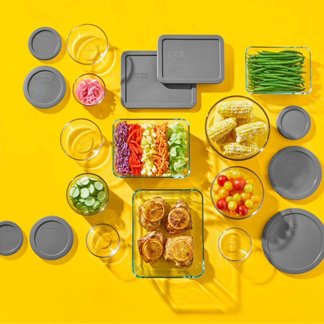Pyrex Simply Store 10pc Set with Grey Lid - Image 3