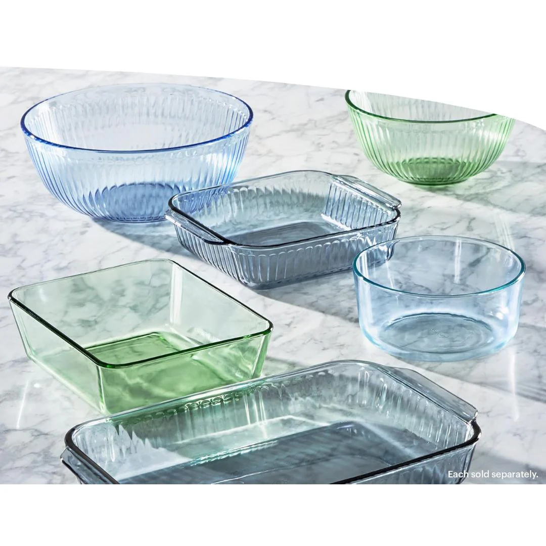 Pyrex Simply Store Tinted 6Pc Storage Set with Plastic Lids - Image 4