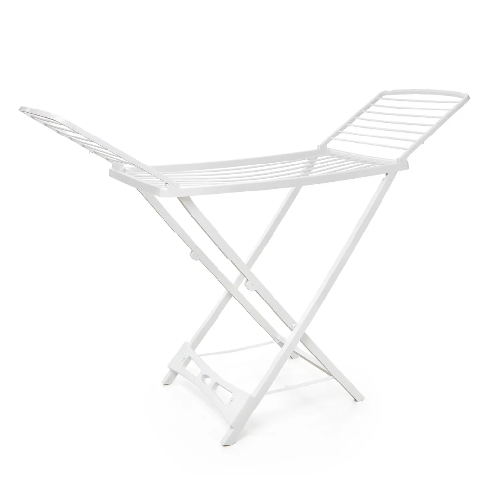 RAYEN Resin Outdoor Clothes Drying Rack In White - Image 4