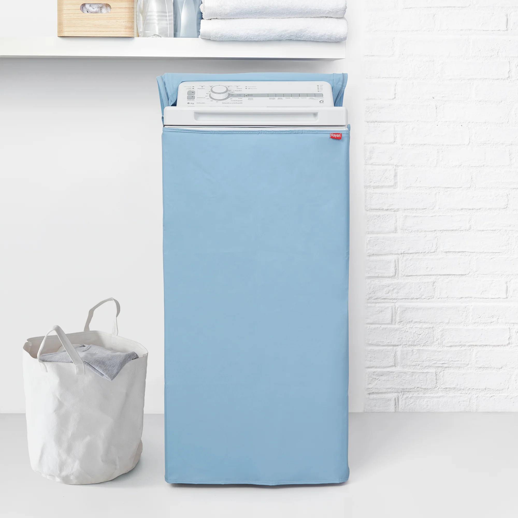 Rayen Top Load Washing Machine Cover Sky Blue - Image 4