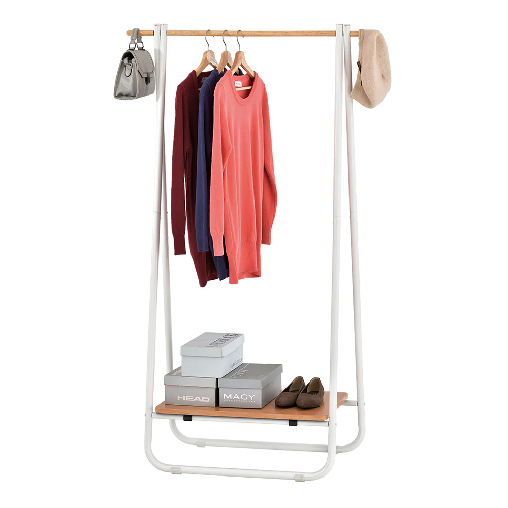 RENE Swing Laundry Rack Milky White