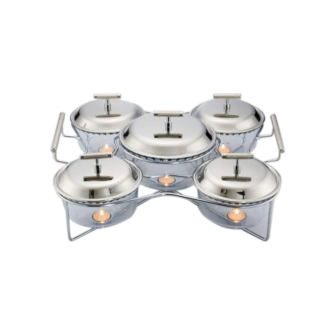 Sabinex Round Food Warmer 4pcs