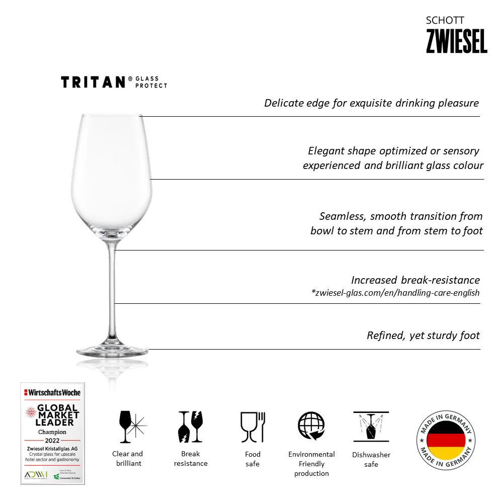 Schott Zwiesel Tritan Crystal Fortissimo Bordeaux Red Wine Glass, 650 mL - Box of 6 - Image 4