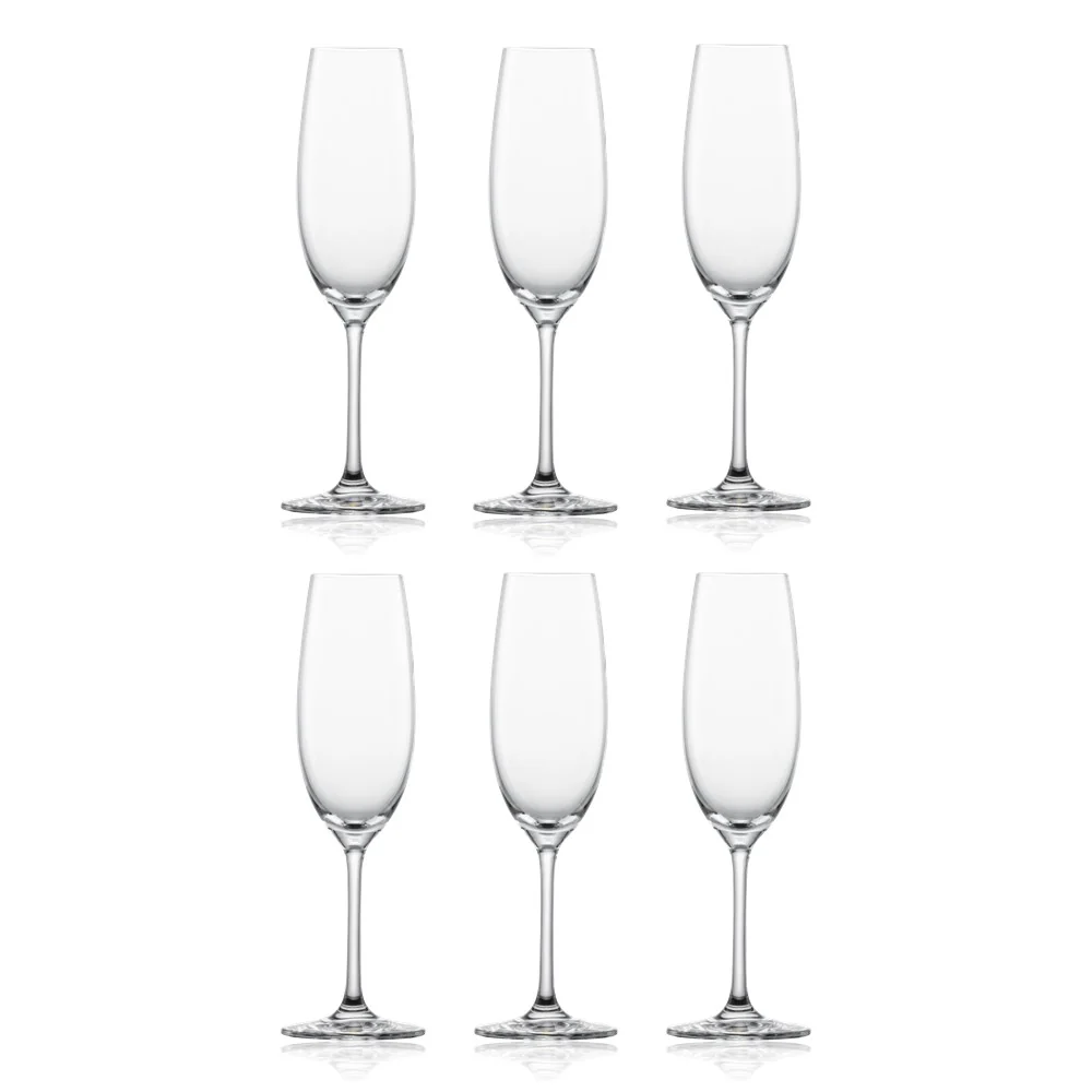 Schott Zwiesel Tritan Crystal Ivento Champagne Flute with EP, 228 mL - Box of 6 - Image 3