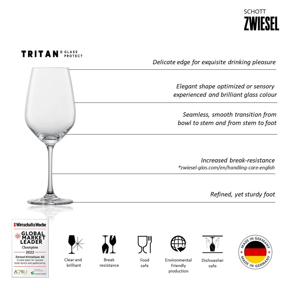 Schott Zwiesel Tritan Crystal Viña Burgundy Red Wine Glass, 415 mL - Box of 6 - Image 4