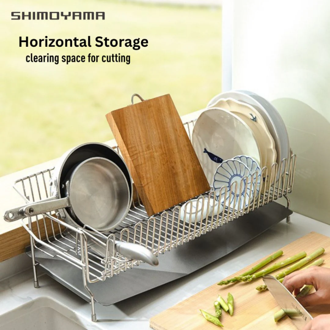 Shimoyama Stainless Steel Sink Drainer Rack - Image 5