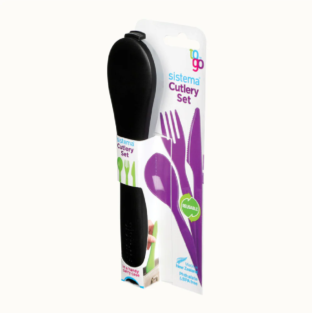 SISTEMA 3 Piece Cutlery Set To Go - Image 8