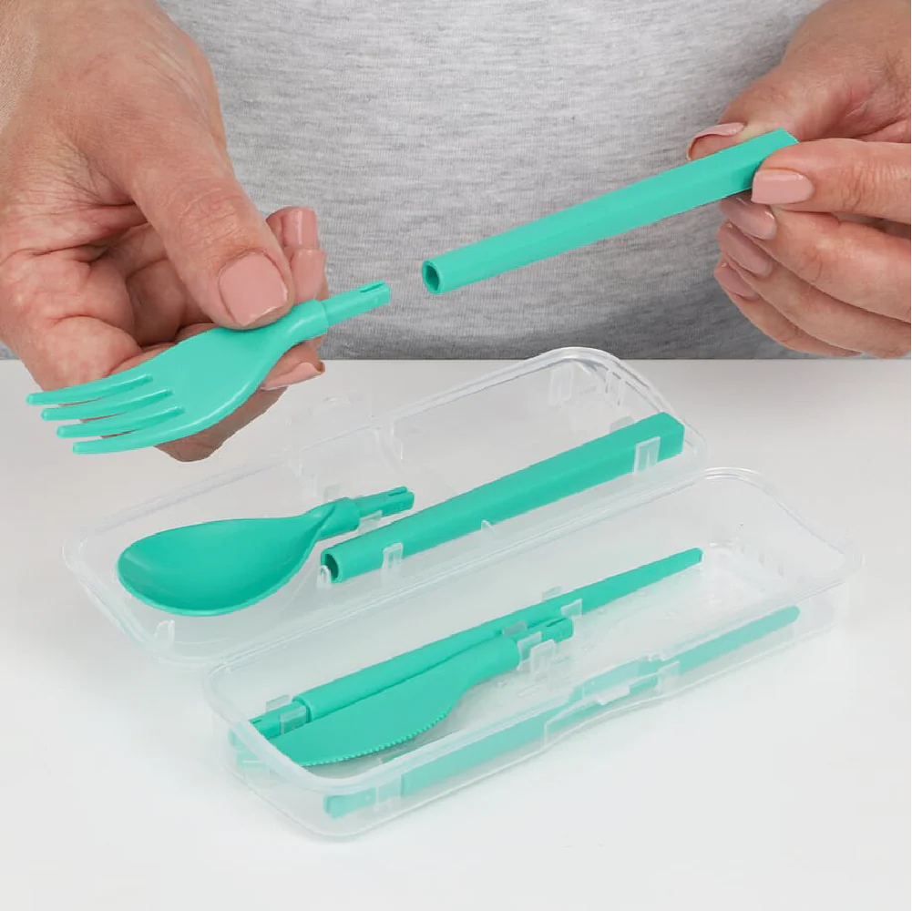 SISTEMA 3 Piece Detachable Cutlery Set To Go - Image 3