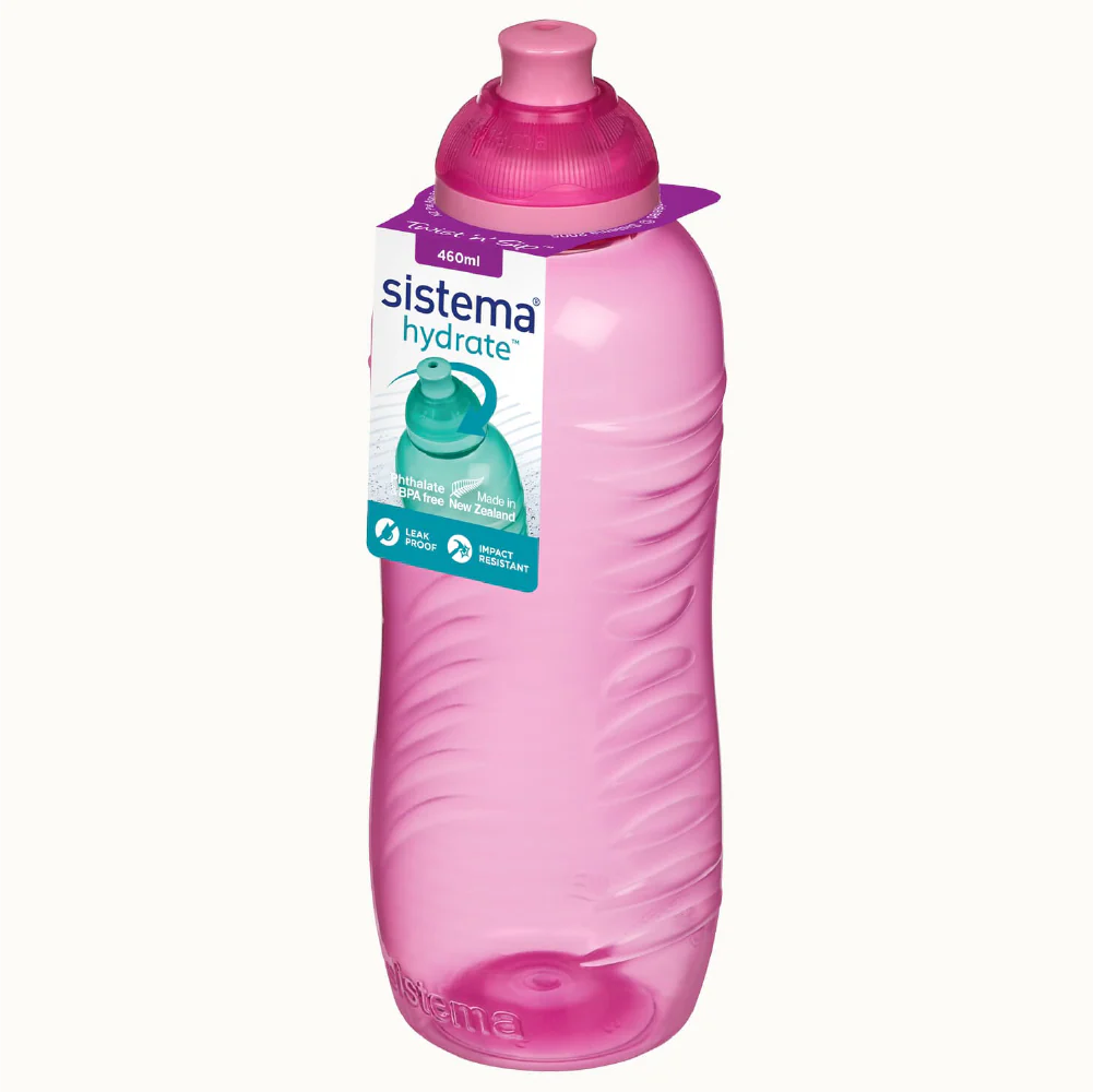 SISTEMA 460ml Squeeze Plastic Water Bottle - Image 3