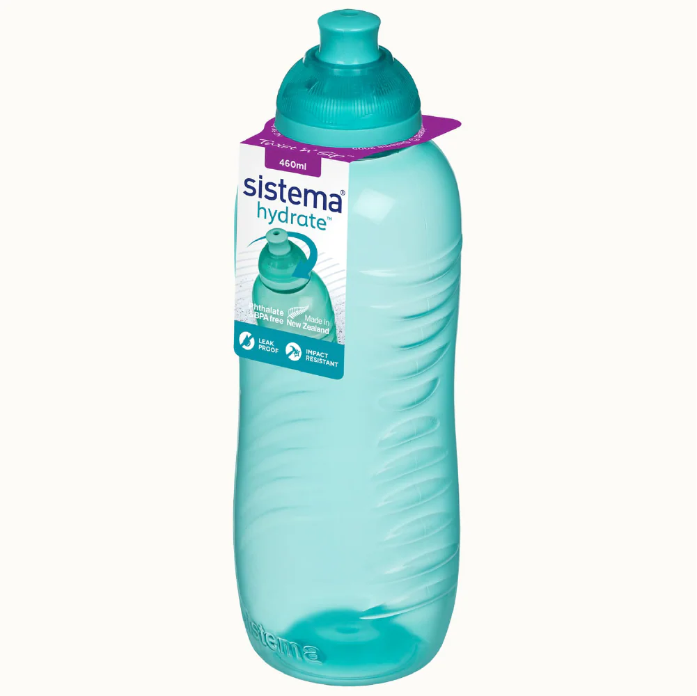 SISTEMA 460ml Squeeze Plastic Water Bottle - Image 4