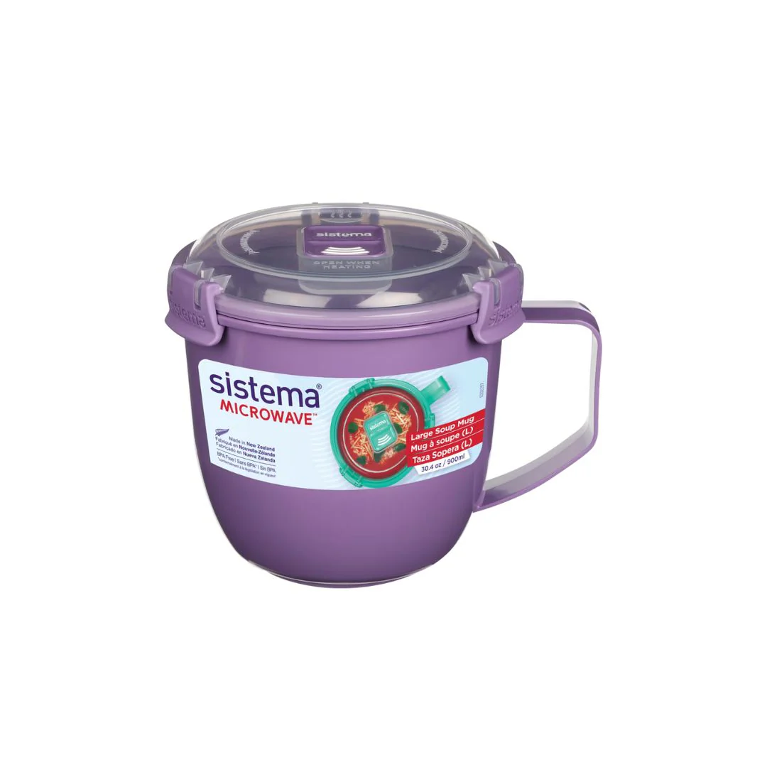 SISTEMA 900ml Microwavable Soup Mug - Image 6