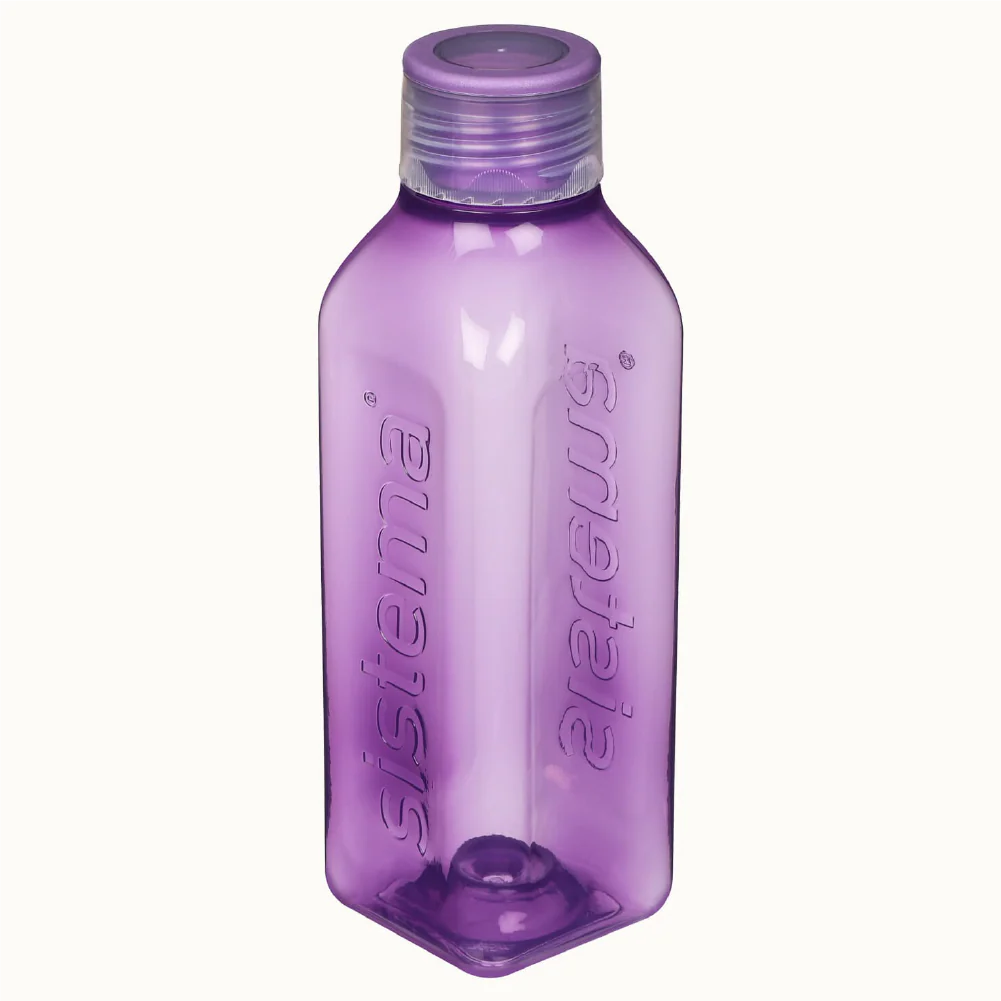 SISTEMA Square Plastic Water Bottle - Image 6