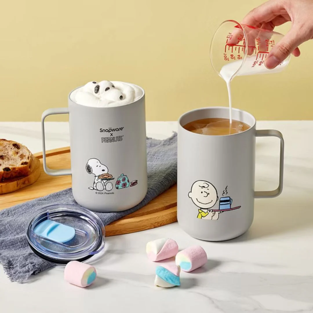 Snapware x Peanuts Brunch 620ml Stainless Steel Thermal Mug - Image 2