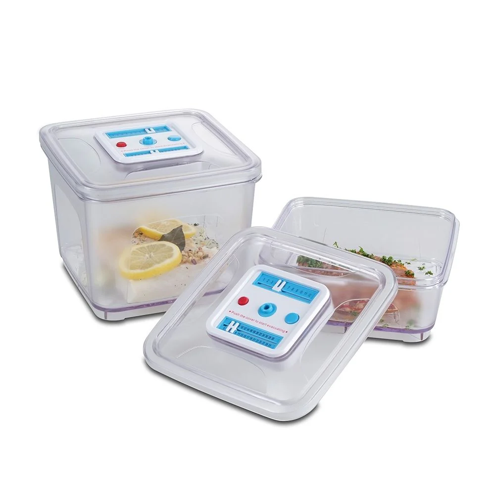 Solis Vacuum Quadratic Container 2Pc