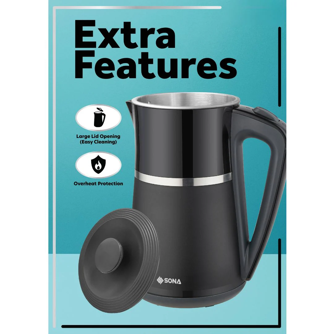Sona 1.7L Double Layer Kettle - Image 3