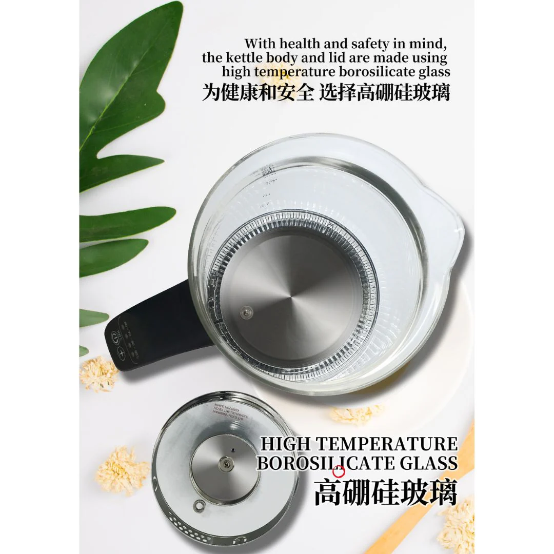 Sona 1.7L Electric Glass Kettle - Image 4