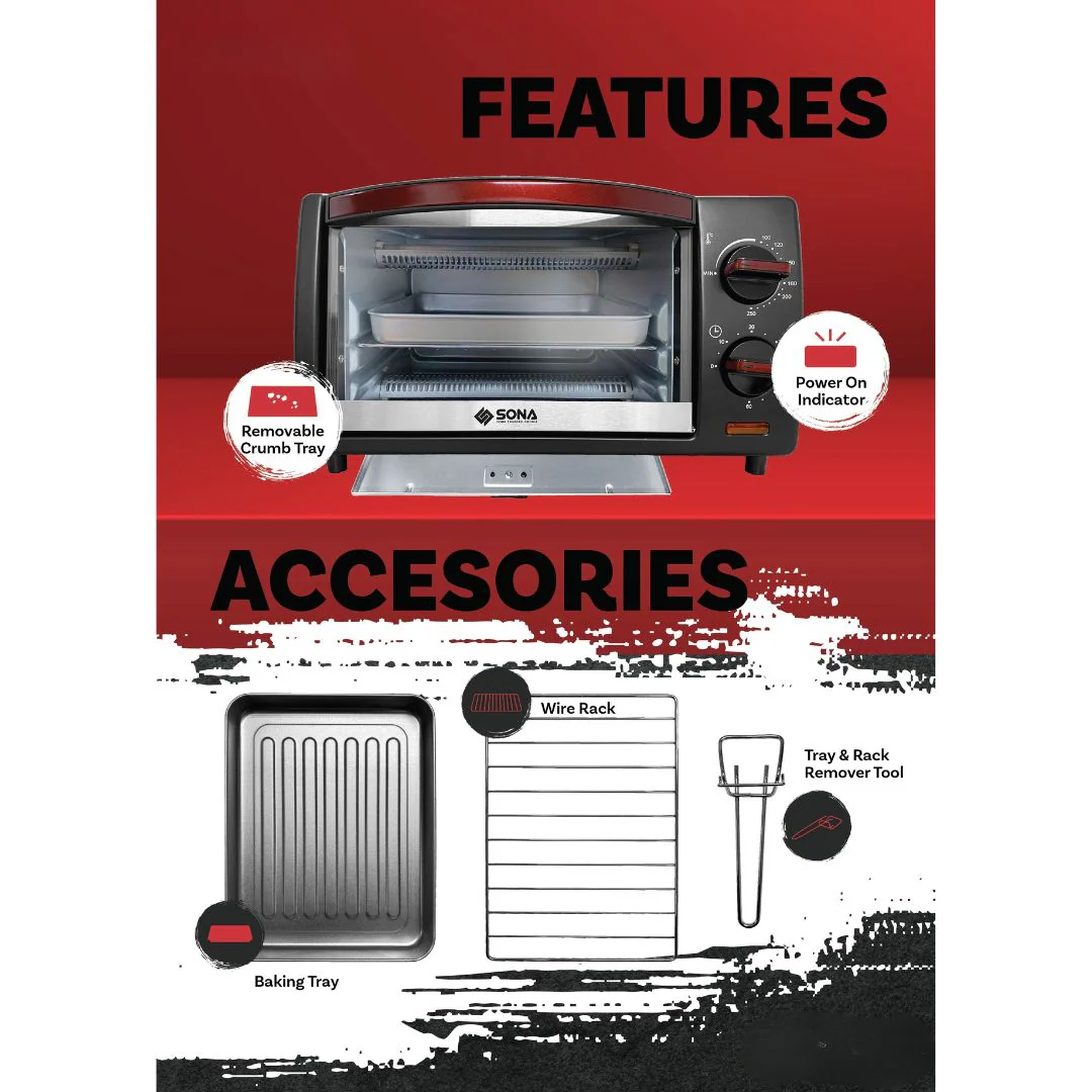 Sona 10L Mini Oven - Image 3