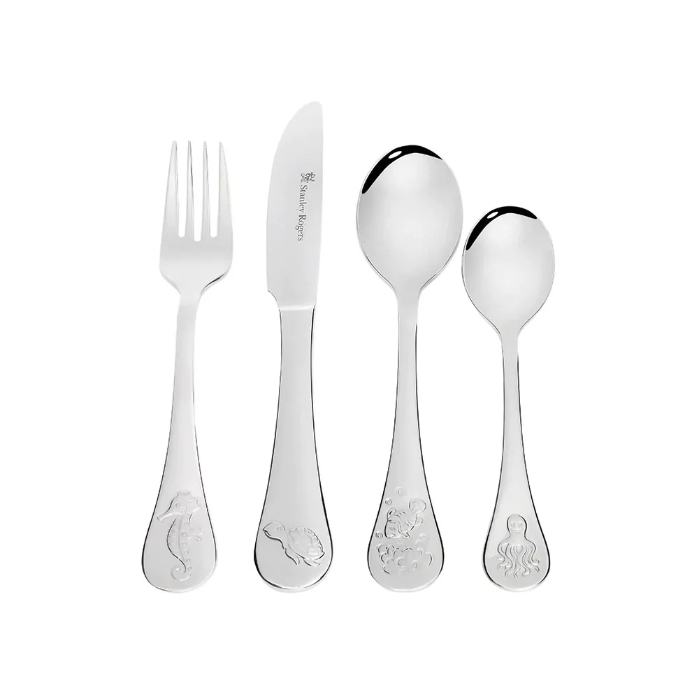 STANLEY ROGERS Children's Cutlery 4 Piece Set - Sea Animals - Image 2