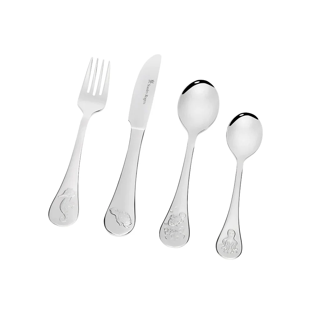 STANLEY ROGERS Children's Cutlery 4 Piece Set - Sea Animals - Image 3