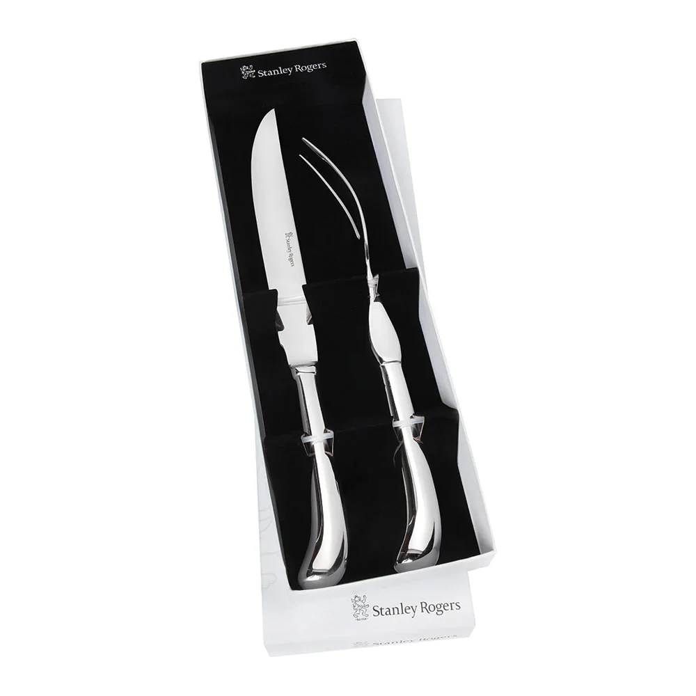 STANLEY ROGERS Pistol Grip Carving 2 Piece Set