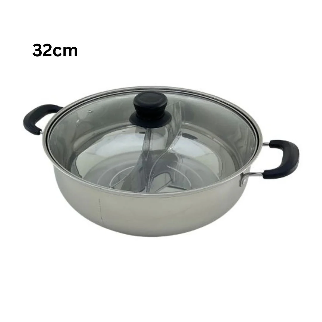 Steelcraft Stainless Steel Divided Hot Pot - Image 3
